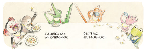 O que o crocodilo diz?
